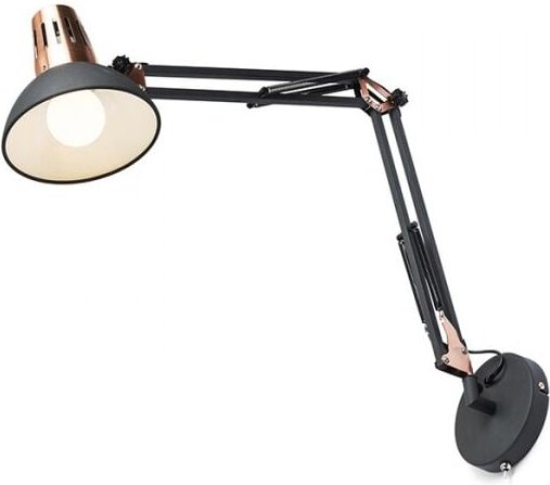 Ante Wandleuchte Schwarz Kupfer 230V E27 28W