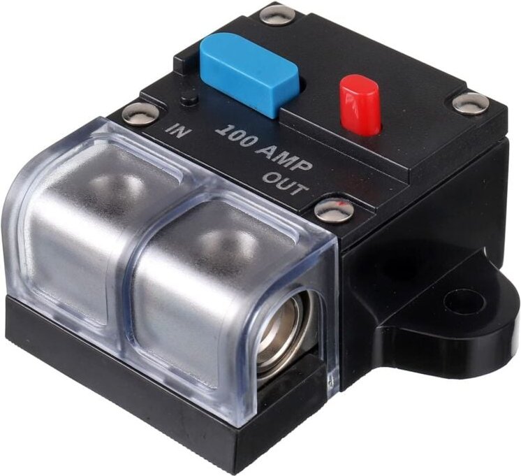 Jalleria - 100-A-Leistungsschalter, rücksetzbarer Leistungsschalter, 200-A-Leistungsschalter mit Selbstwiederherstellung...