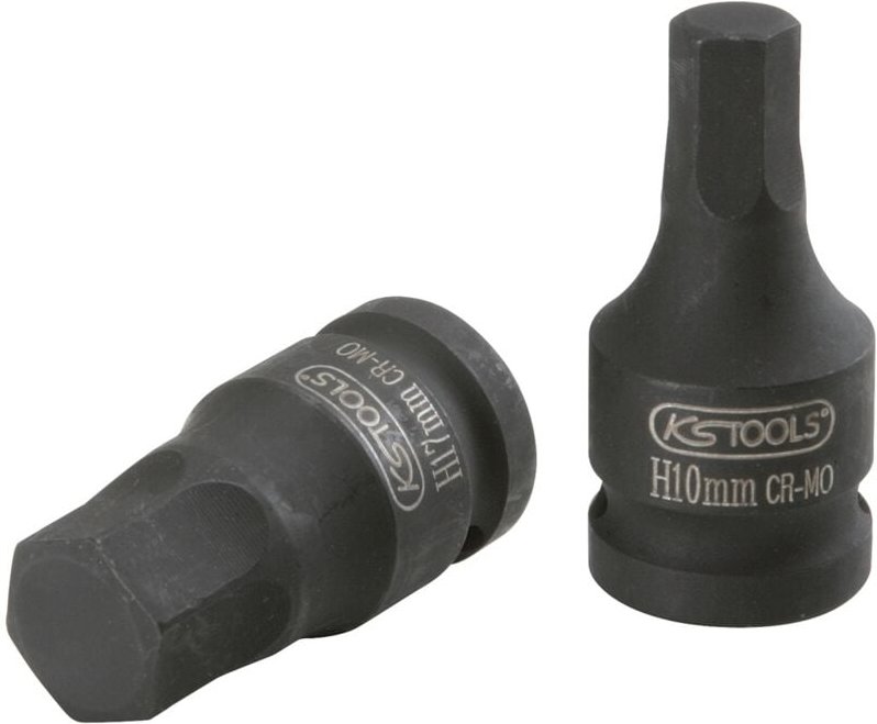 Thumbnail - KS-Tools 911.0985 1/2" Kraft-Bit-Stecknuss Innense chskant, kurz, 5/32