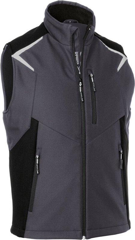 Kübler Softshell Weste bodyforce 7125 anthrazit/schwarz Gr. xs