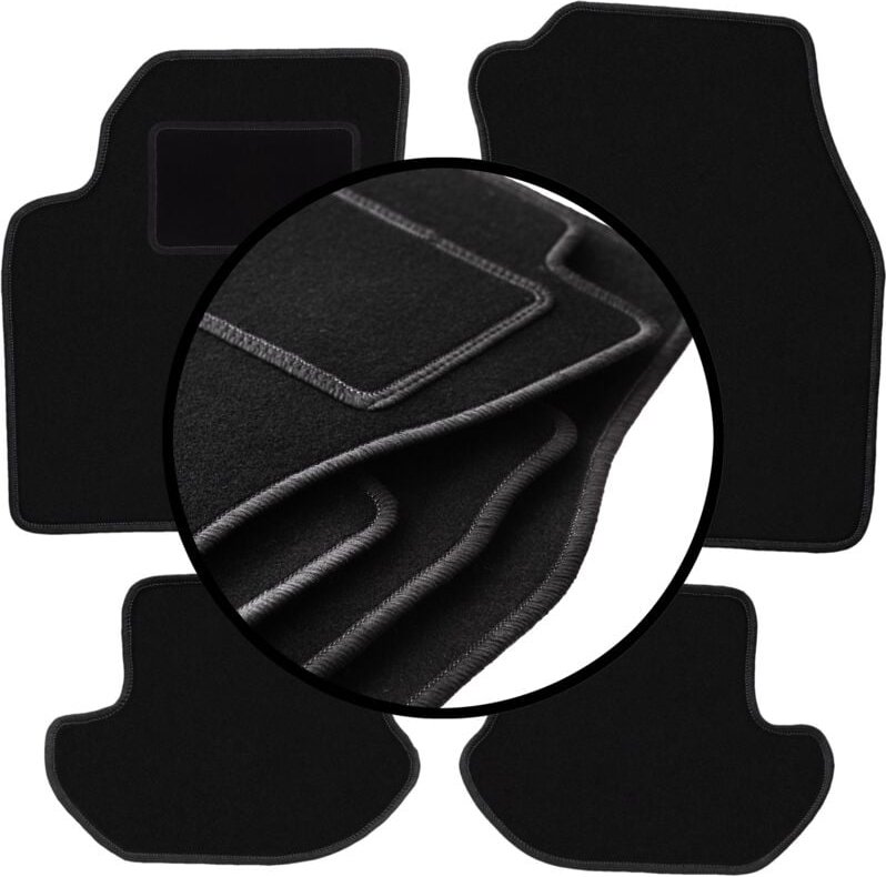 Komplettset Veloursmatten für: Ford Ka MK1 Fließheck (1998-2006)