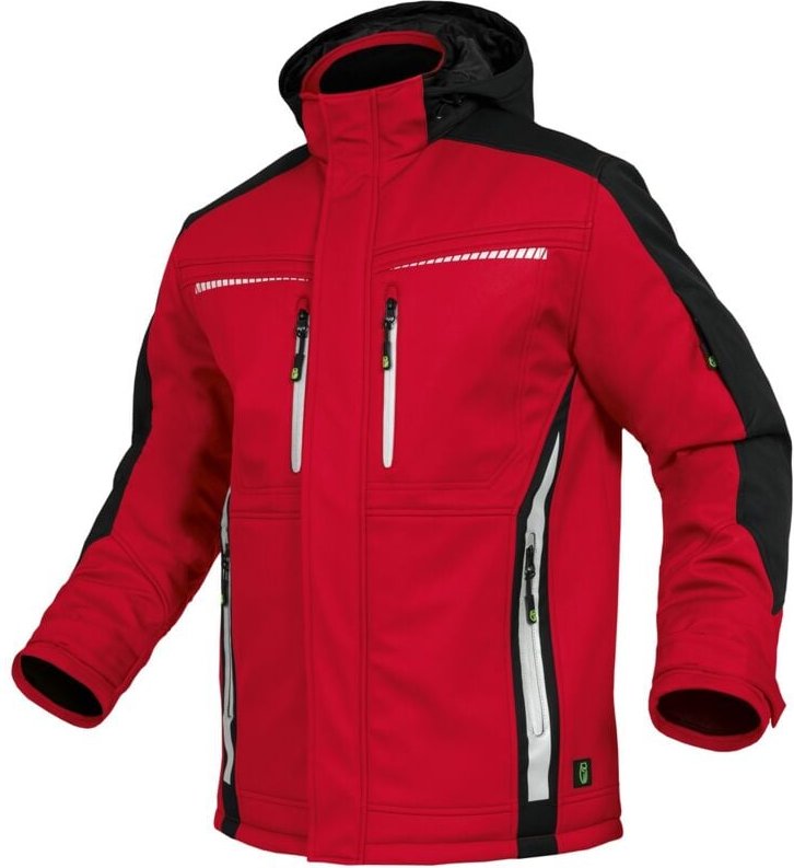 Leibwächter - Winter-Softshelljacke Flex-Line FLEXI22 Gr. xl rot/schwarz