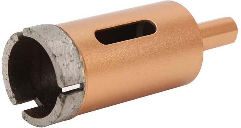 Aougo - Diamant-Lochsäge für Marmor, Keramik, Fliesen, Beton, Glas 30 mm