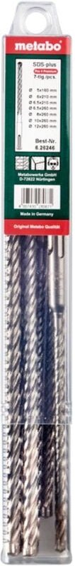 SDS-plus Pro 4 Premium-Bohrersatz 7-teilig - Metabo