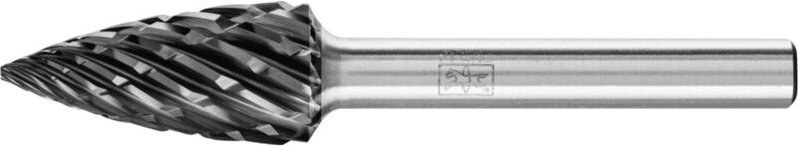 Thumbnail - PFERD Hartmetall Hochleistungsfrässtift STEEL Spitzbogen SPG Ø 12x25 mm Schaft-Ø 6 mm HICOAT Stahl