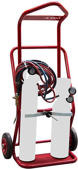 Matisère - Anschliessbare Flachenkarre - 2 kleine Flaschen B5 / B20 - Tragfähigkeit 100kg - 810008371