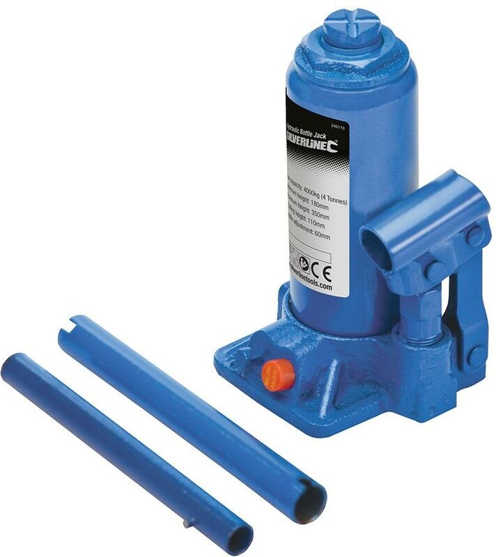 Silverline - Hydraulischer Wagenheber 4 t