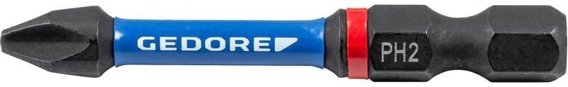 Torsions-Bit-Satz Kreuzschlitz ph 2, Länge 50 mm - Gedore
