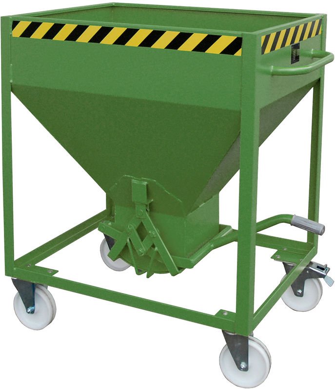 Bauer Silobehälter SR 375, lackiert, Resedagrün