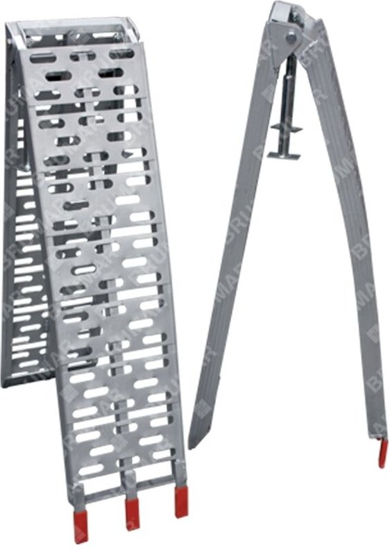 Paar klappbare Aluminium-Laderampen MAORI maximale Tragfähigkeit 900 Kg
