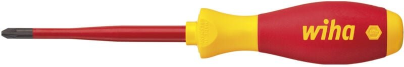 Schraubendreher SoftFinish® electric slimFix PlusMinus/Pozidriv SL/PZ1 x 80 mm (36329) - Wiha