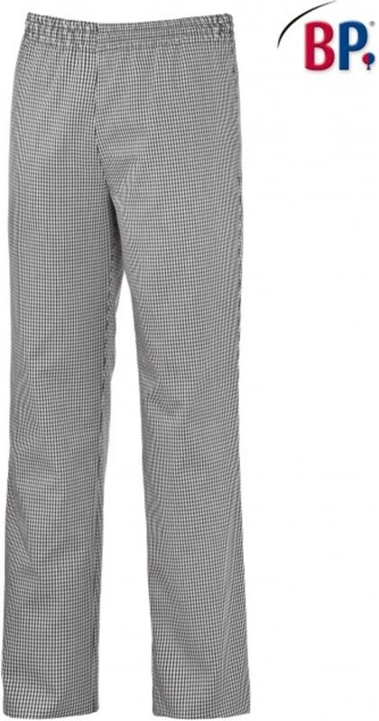 Hose Unisex 1645 801 Gr. XL-kurz schwarz/weiß - BP