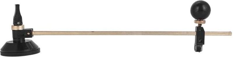 6-Rad-Glasschneider, Zirkeltyp, kreisförmiger Schneideschneider mit Saugnapf für Keramikfliesen (60 cm)