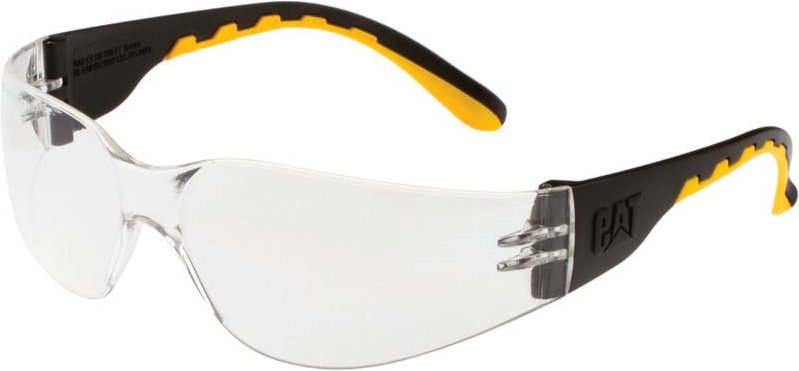 CAT rahmenlose Schutzbrille "Track" aus PVC mit Gummi klares Glas
