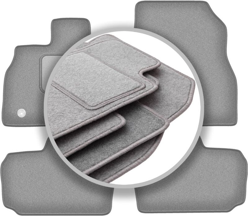 Graue Automatten für: Nissan Leaf I Fließheck (2010-2017)