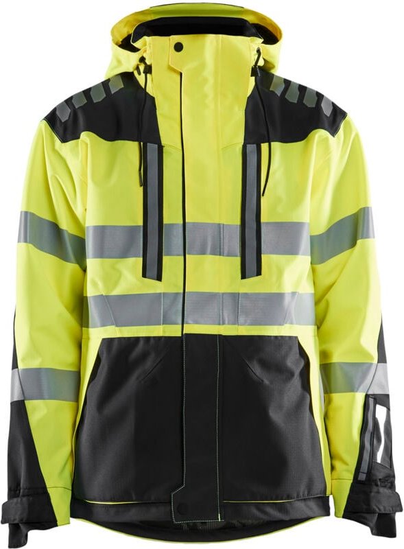 Arbeitsjacke Hardshell-Stretch 2D Hochsichtbarkeit 4496 - Neon Gelb/Schwarz L