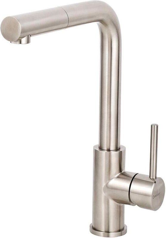 Solido Küchenarmatur CABL003IU Eco schwenkbarer & ausziehbarer Wasserhahn - druckfeste Armatur, Edelstahl