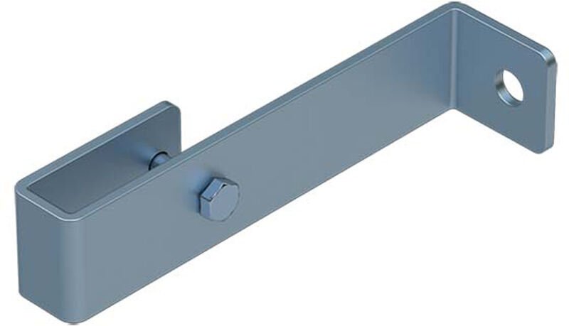 Zarges Wandhalter starr 150mm Stahl verzinkt