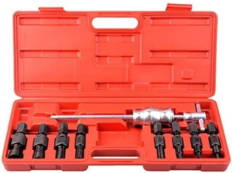 9-teiliges Innenlagerabzieher-Sackloch-Lagerabzieher-Werkzeug mit Gleithammer 8-32 mm