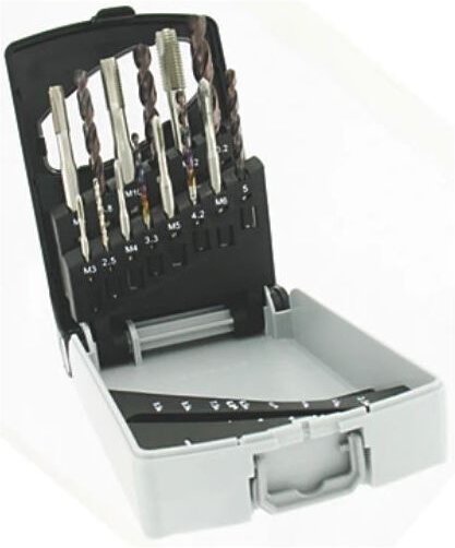 15-teiliges Set Gewindebohrer und Bohrer 1 Tag Tivoly 11900170029