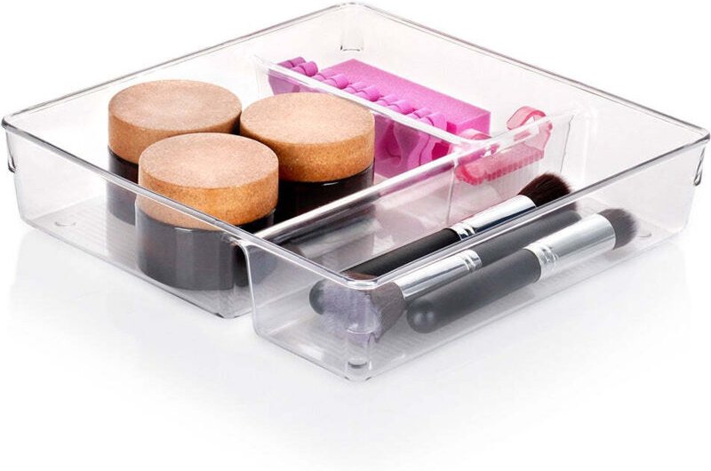 Drawer organizer with compartments 23x23x55 cm