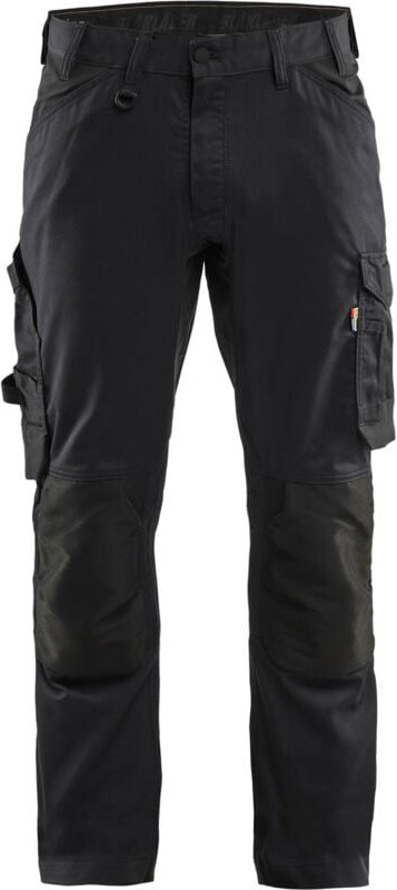 Arbeitshose Stretch 2D 1751 - Schwarz 3XL - DE(56) - SE(C62) - Kurz