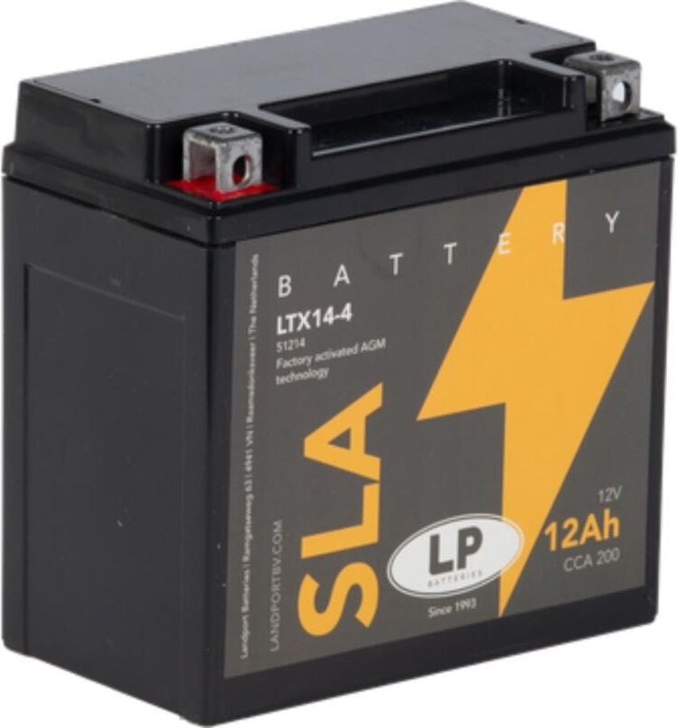 Batterie agm sla 12V 12Ah für Motorrad Startbatterie ms LTX14-4