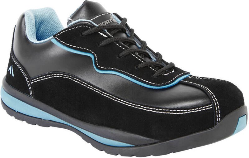 Sicherheitsschuhe Damen niedrig S1P HRO Schwarz 43