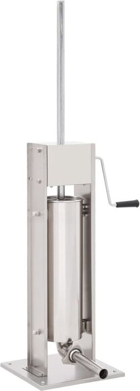 Manueller Wurstfüller Silbern 7 l Edelstahl Vidaxl