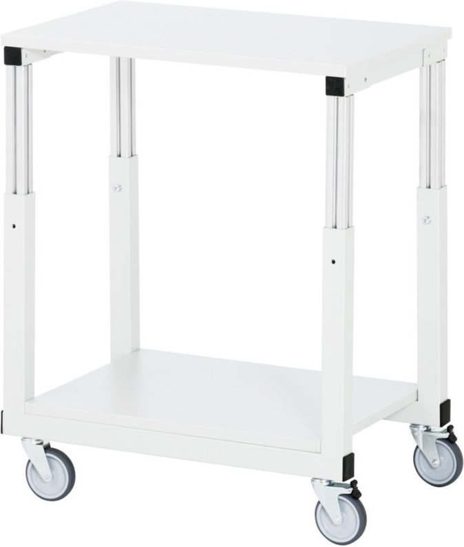 Rau Tischwagen Serie E, B700xT500xH650-1000mm, Hartlaminat-Platte 30mm