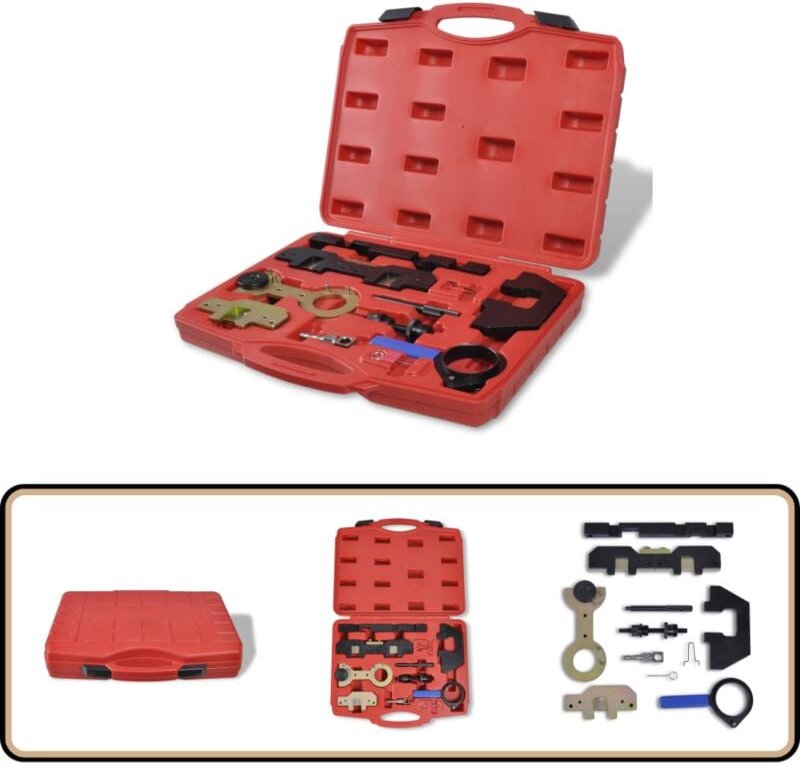 11-tlg. Motor-Einstellwerkzeug-Satz Geeignet für BMW - Motorreparatur - BMW Reparaturset - Nockenwellenarretierung - Zah...