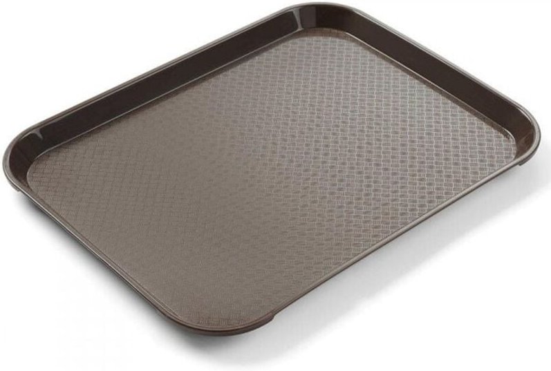 Kleines Fast-Food-Serviertablett aus Polypropylen BRAUN Hendi 878743