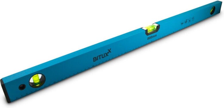 Bituxx - Wasserwaage magnetisch Magnetwasserwaage Wasserwage Richtwaage Messwaage Bauwaage 3 Libellen Aluminium 80cm