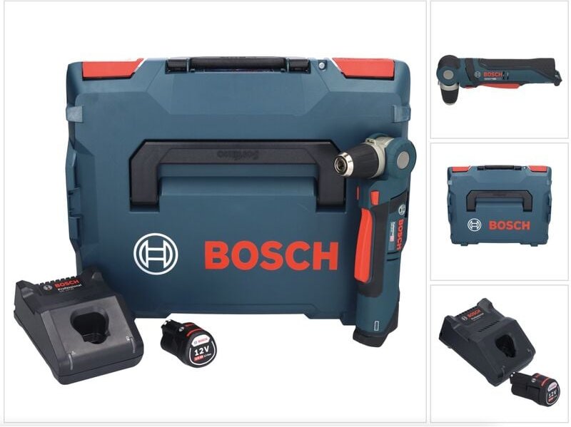 Gwb 12V-10 Akku Winkelbohrmaschine 12 v + 1x Akku 2,0 Ah + Ladegerät + L-Boxx - Bosch Professional