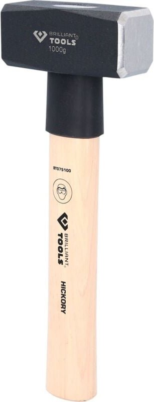 Thumbnail - BRILLIANT TOOLS Fäustel mit Hickory-Stiel 1000 g - BT075100