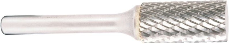 Projahn Hartmetallfräser, Form A Zylinder ohne Stirnverzahnung d1 12.7 mm, Schaftdurchmesser 6.0 mm Kreuzverzahnung