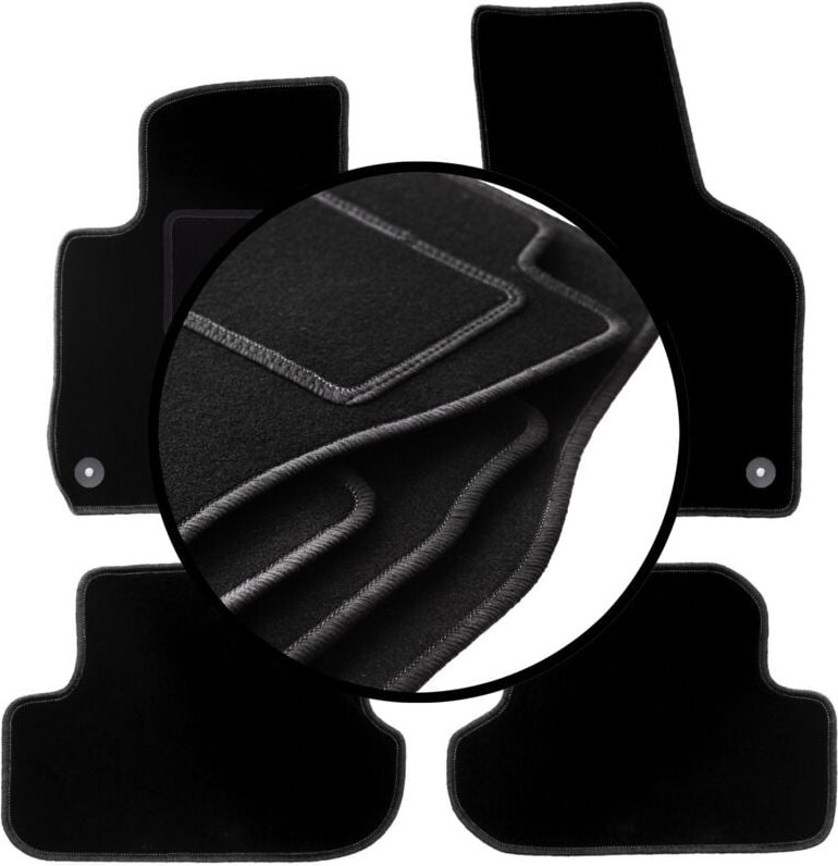 Veloursmatten-Satz für: Volkswagen Beetle Cabrio, Coupé (2012-2019)