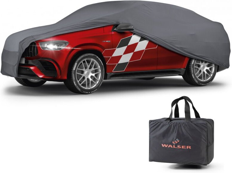 Walser - Autoplane Indoor Stretch Plus, PKW-Abdeckplane suv Größe xl anthrazit