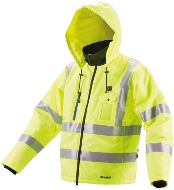 Jacke - l - 100% Polyester - fluoreszierend gelb - Class 3 - Makita