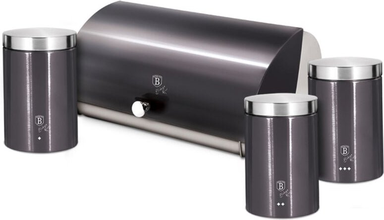 Brotkasten Mit Behälterset Berlinger Haus Bh-6732 Carbon Pro