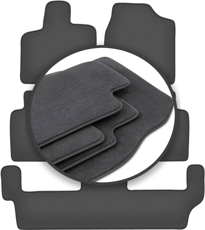 Premium-Fußmatten für: Chrysler Voyager V FL 7-Sitzer (2011-2016)