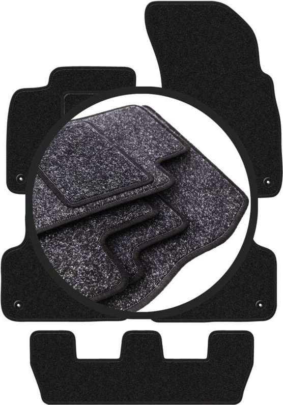 ANTHRA Autofußmatten für: Audi Q7 II 7-Sitzer (2017-)