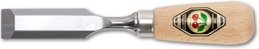 Thumbnail - Kirschen Kurzbeitel Beitel Stemmeisen Stecheisen mit Weißbuchenheft 6mm 1071006