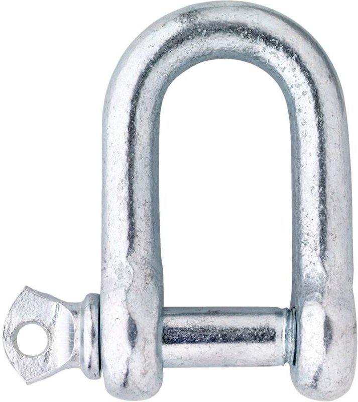 Normschäkel verzinkt Bolzen-ø 6 mm Lichte= 8 mm Tragkraft 160 kg