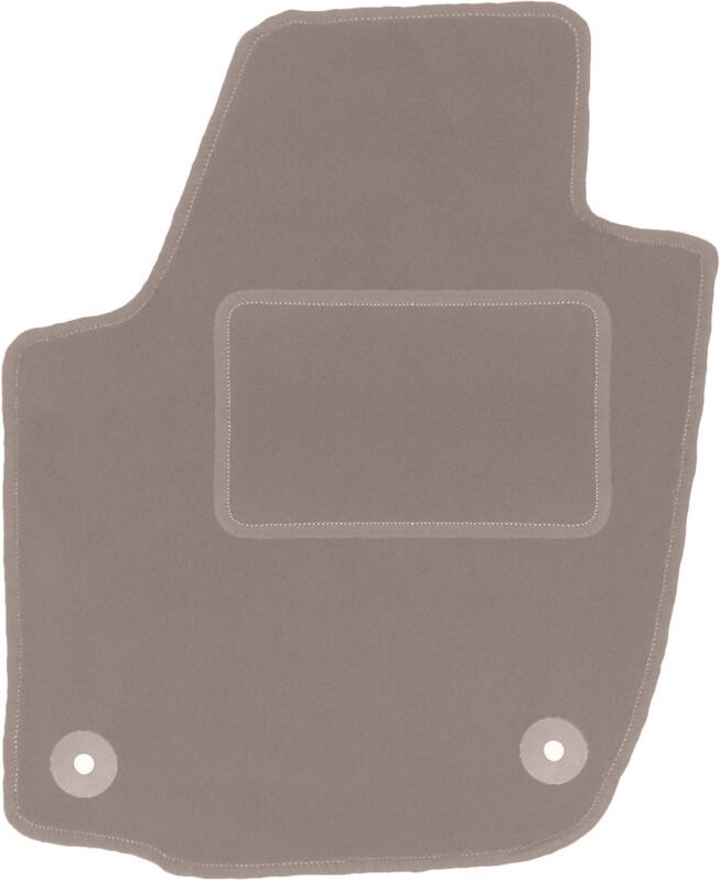 Beige Fahrermatte für: Skoda Roomster Kombivan (2006-2015)