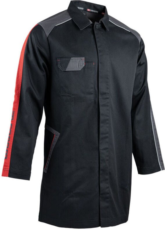 Racer Bluse Schwarz/Grau/Rot Größe m - FXWW7000E-M - Facom