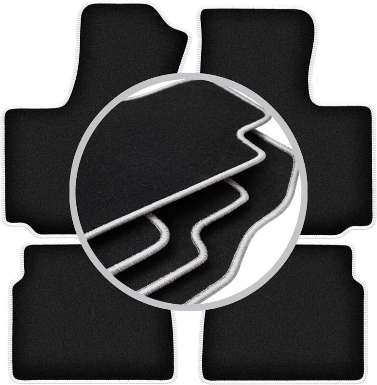 CARLUX-SILVER Automatten für: FIat Doblo I Kombivan (2000-2009)