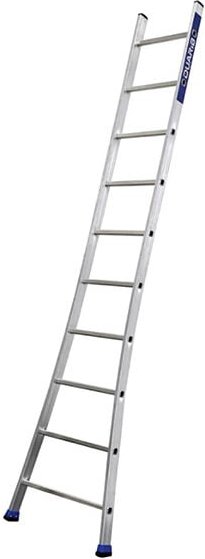 Aluleiter 10 Sprossen, zu erreichende Höhe 2.85m - 610710