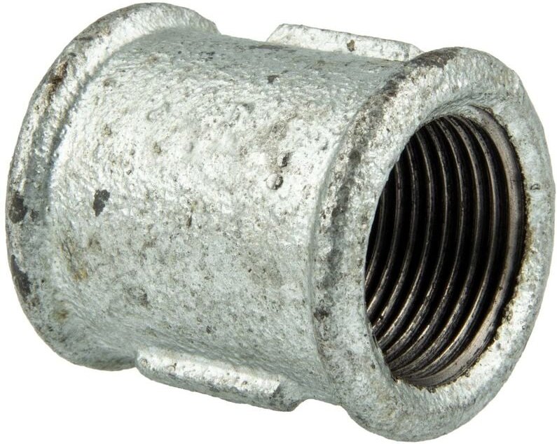 Gebo - Temperguss-Gewindefitting verzinkt Muffe, ig x ig 2 Zoll, Typ 270, dvgw