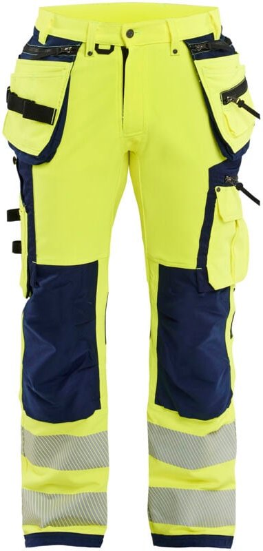 Hochsichtbarer Arbeitshose Artisan Stretch 4D 1997 - Neon Gelb / Marine 3XL - FR(54) - SE(C60) - Normen